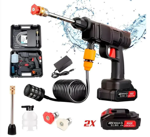 PISTOLA HIDROLAVADORA CON 2 BATERIAS