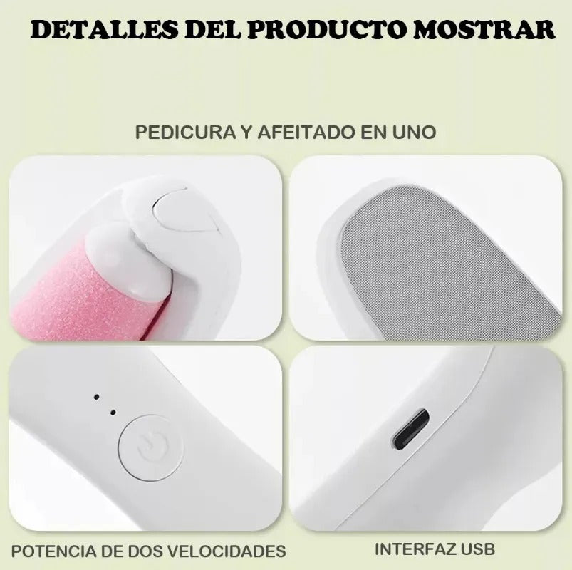 QUITA CALLOS CON DEPILADOR